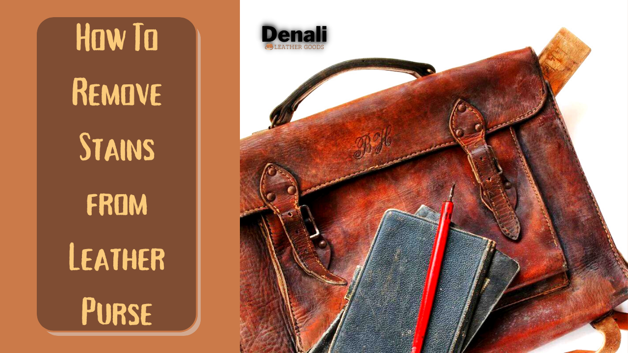 How to get discount stains off leather purse