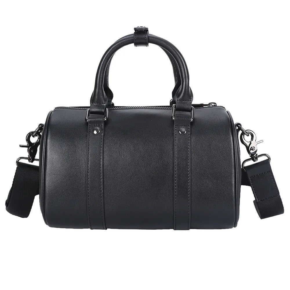 Black Leather Crossbody Bag - Denali Leather Goods