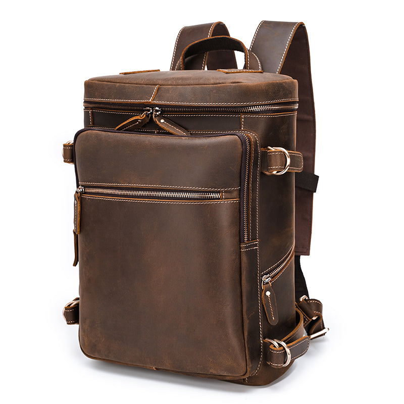 Austin Vintage Leather Backpack - Denali Leather Goods