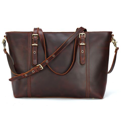 Gianna Top-Grain Leather Tote for Women