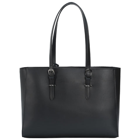 Classic Top-Grain Leather Tote for Women